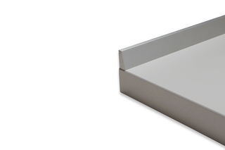 Bakkant 1 - BK1460 10x20 mm Stållook Bakkant 1 - BK1460 10x20 mm Stållook