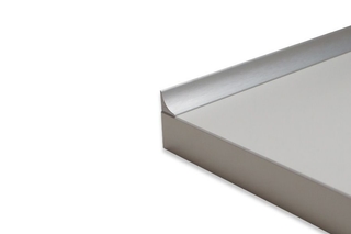 Bakkant 0 - BK1455 15x15 mm Stållook Bakkant 0 - BK1455 15x15 mm Stållook