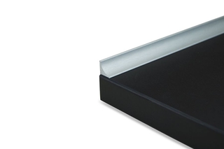 Bakkant 0 - BK1455 15x15 mm Stållook Bakkant 0 - BK1455 15x15 mm Stållook