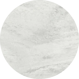 Carrara Lino Corian rund plade 12 mm