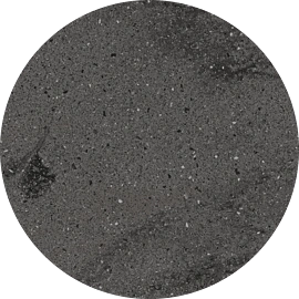 Lava Rock Corian rund plade 12 mm