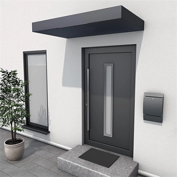 gop Entrétag Block BS 160 - Led Aluminium Antracit