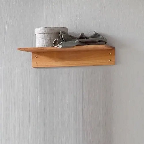 40 inch wood shop shelf