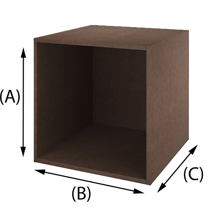 Trækasse Brun Valchromat MDF 16mm