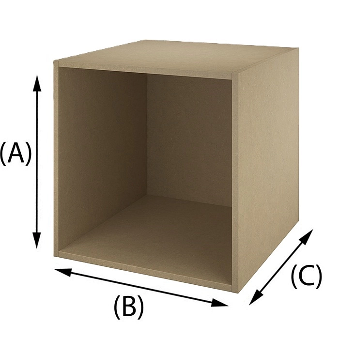 Trækasse Khaki Valchromat MDF 16mm